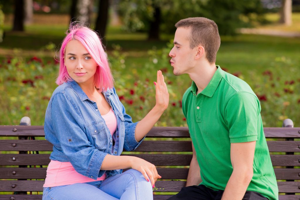 Male And Female Meeting Via Online Dating Website Stock Photo & More ...